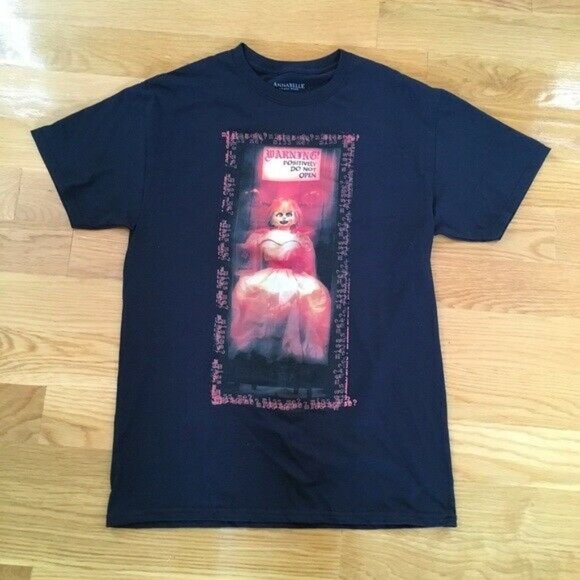 Annabelle Horror Movie Promo Poster Tshirt Black M - Picture 1 of 3
